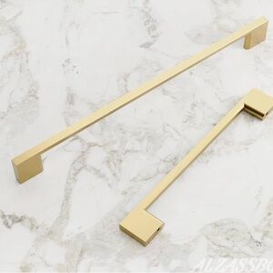 NWT 5 pack of brushed gold cabinet pulls